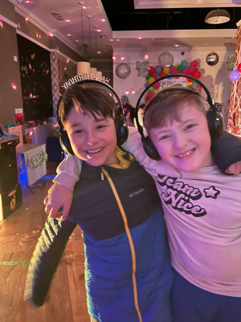 Silent disco party in edinburgh for kids
