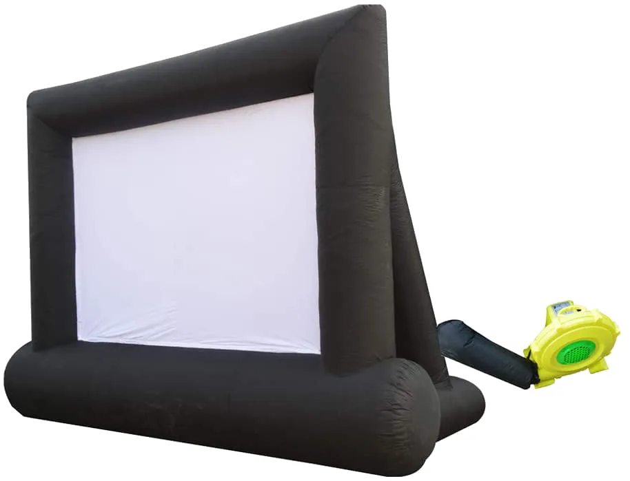 inflatable screen for children gaming party in edinburgh