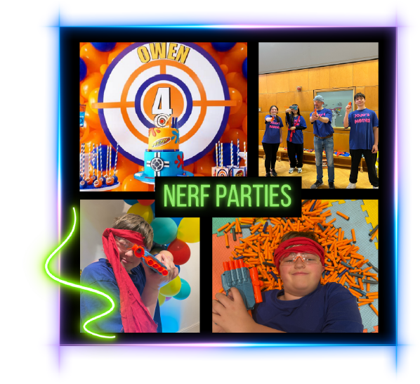 nerf war party in edinburgh